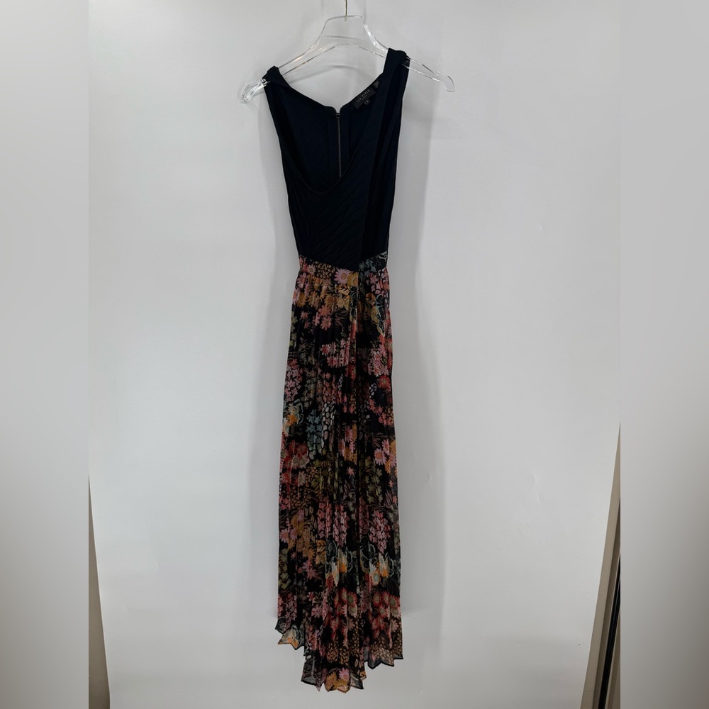 Ted Baker Aquila Cross Front Pleated Knit Bodice Dress size 2 US SIZE 6 - Picture 3 of 8